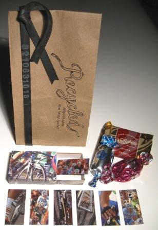 Example of an individual giftset made to celebrate bikes and all their goodness.